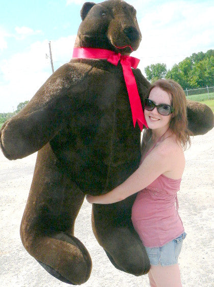 GIANT Stuffed Brown Bear | 5 Feet Tall 3 Feet Wide | Soft Plush