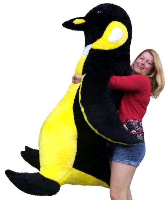 GIANT Stuffed Emperor Penguin | 5 Foot | Soft Big Plush
